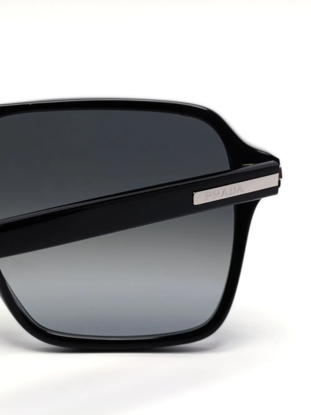 Prada Square-frame Sunglasses In Black