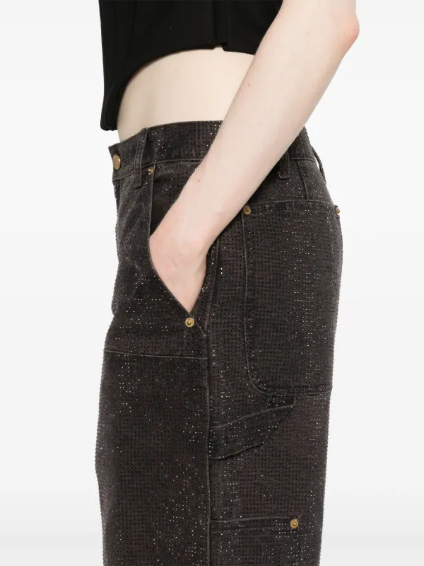 EZ - MID RISE STRAIGHT LEG JEANS IN CLEAR HOTFIX in VINTAGE