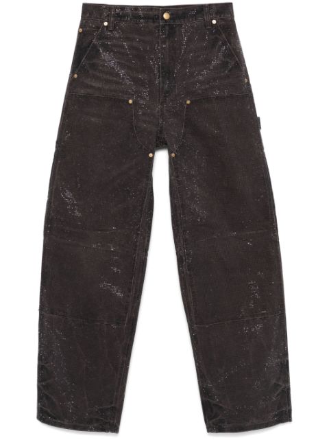 Alexander Wang crystal-embellished jeans Women