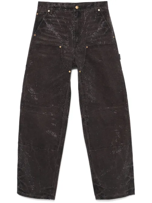 Jean à ornements en cristal - Alexander Wang - Modalova