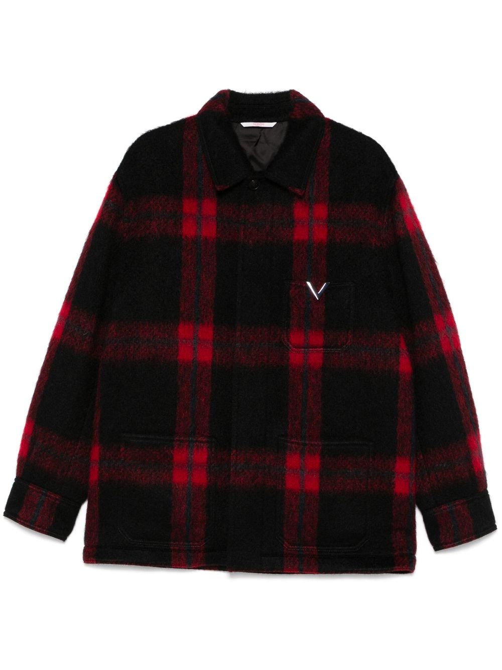 Valentino Garavani checked jacket - Black