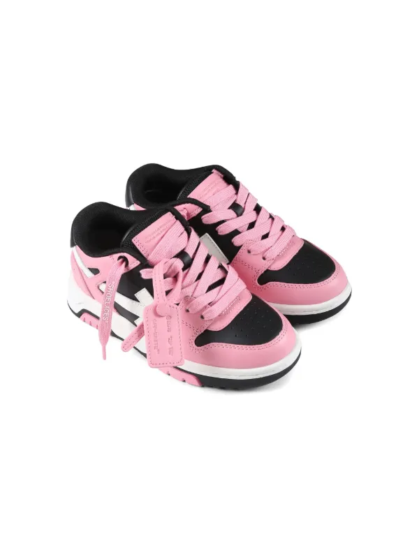 Off White Kids Out Of Office Sneakers Pink FARFETCH UK