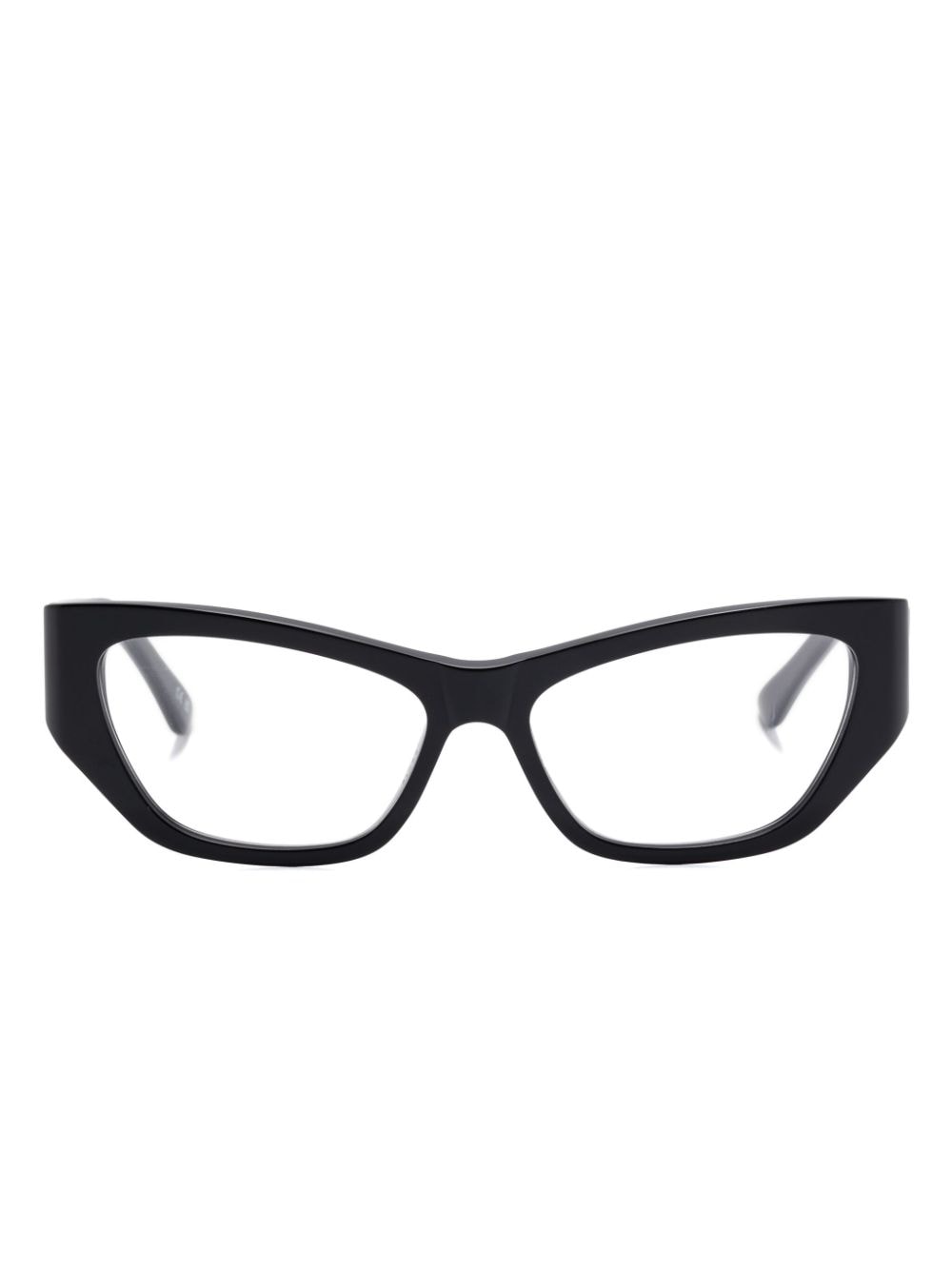 Shop Balenciaga Cat-eye Glasses In Schwarz