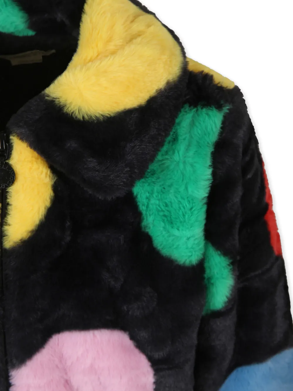 Stella McCartney Kids Jack van imitatiebont met stippen Zwart