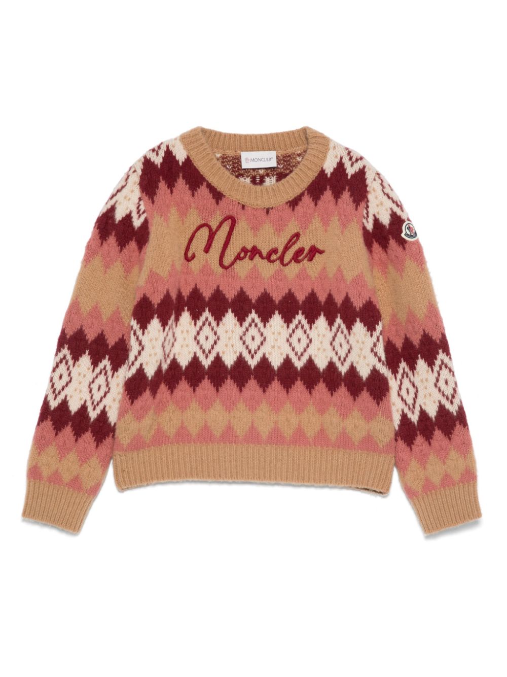 Moncler Enfant fair-isle sweater - Neutrals