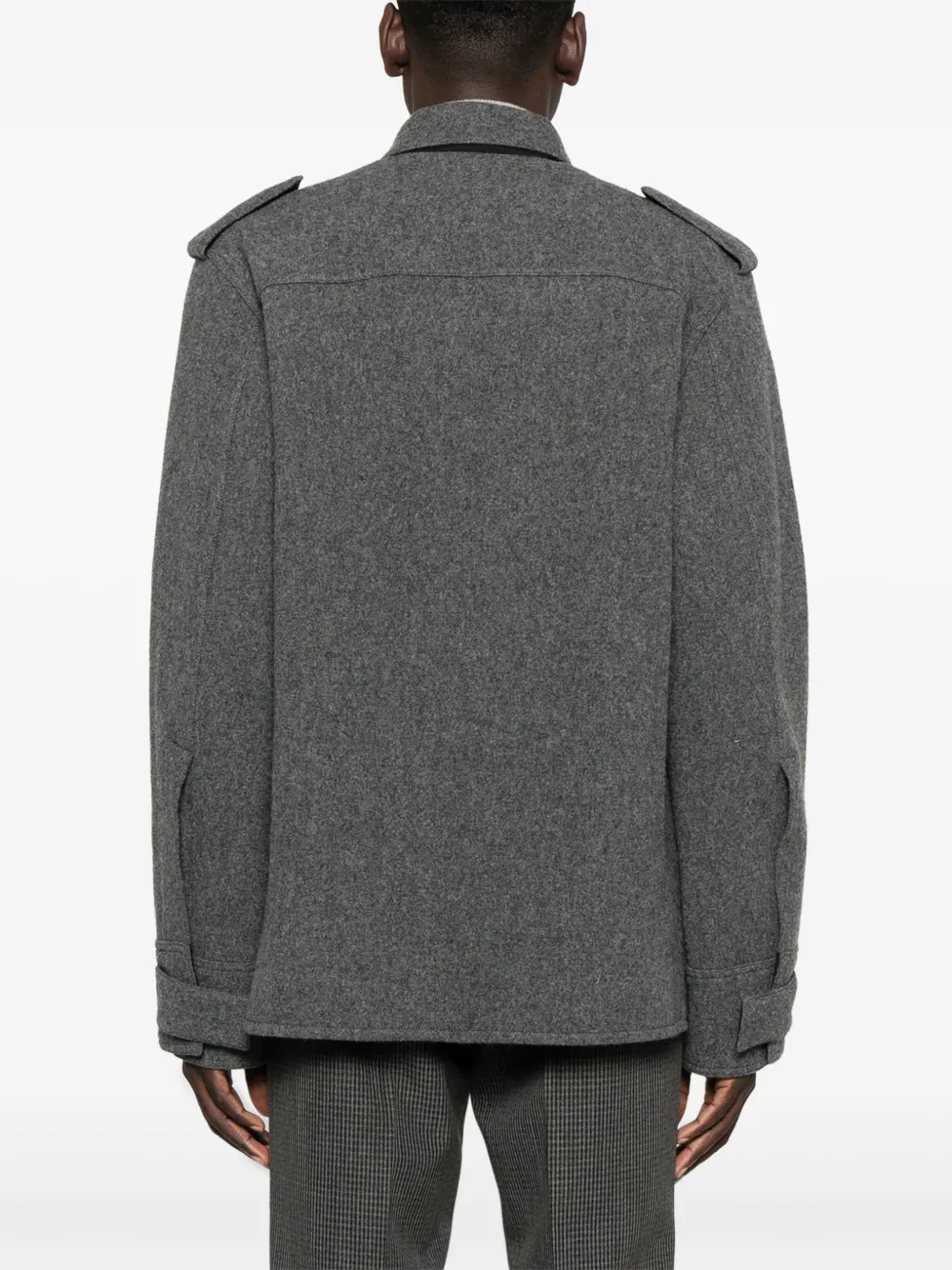 Jil Sander Overhemd met textuur Grijs