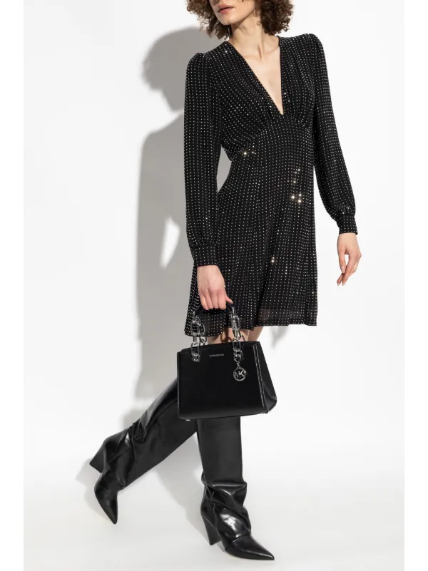 Michael Michael Kors sequin embellished Dress Black FARFETCH UK