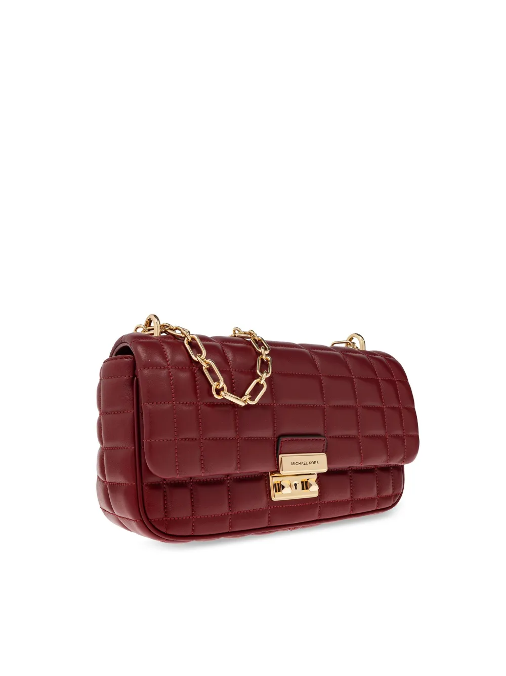 Michael Michael Kors Quilted Leather Shoulder Bag Red FARFETCH