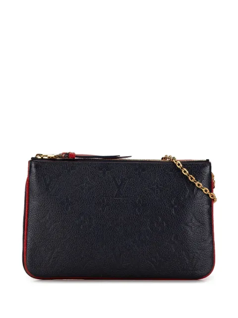 Louis Vuitton Pre-Owned 2020 Monogram Empreinte Double Zip Pochette crossbody bag WOMEN