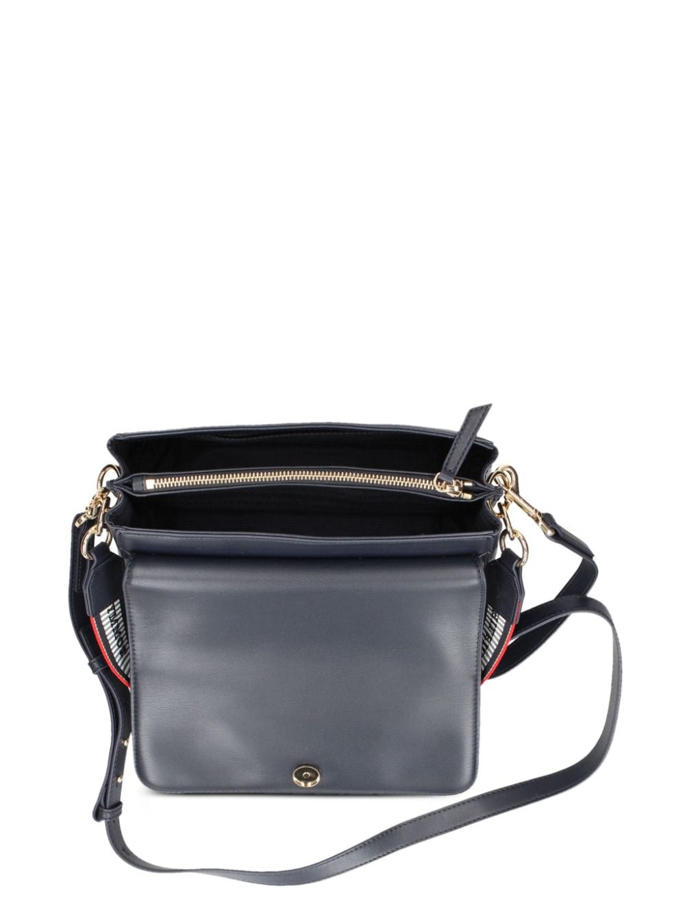 Shop Tommy Hilfiger Logo Shoulder Bag In Blue