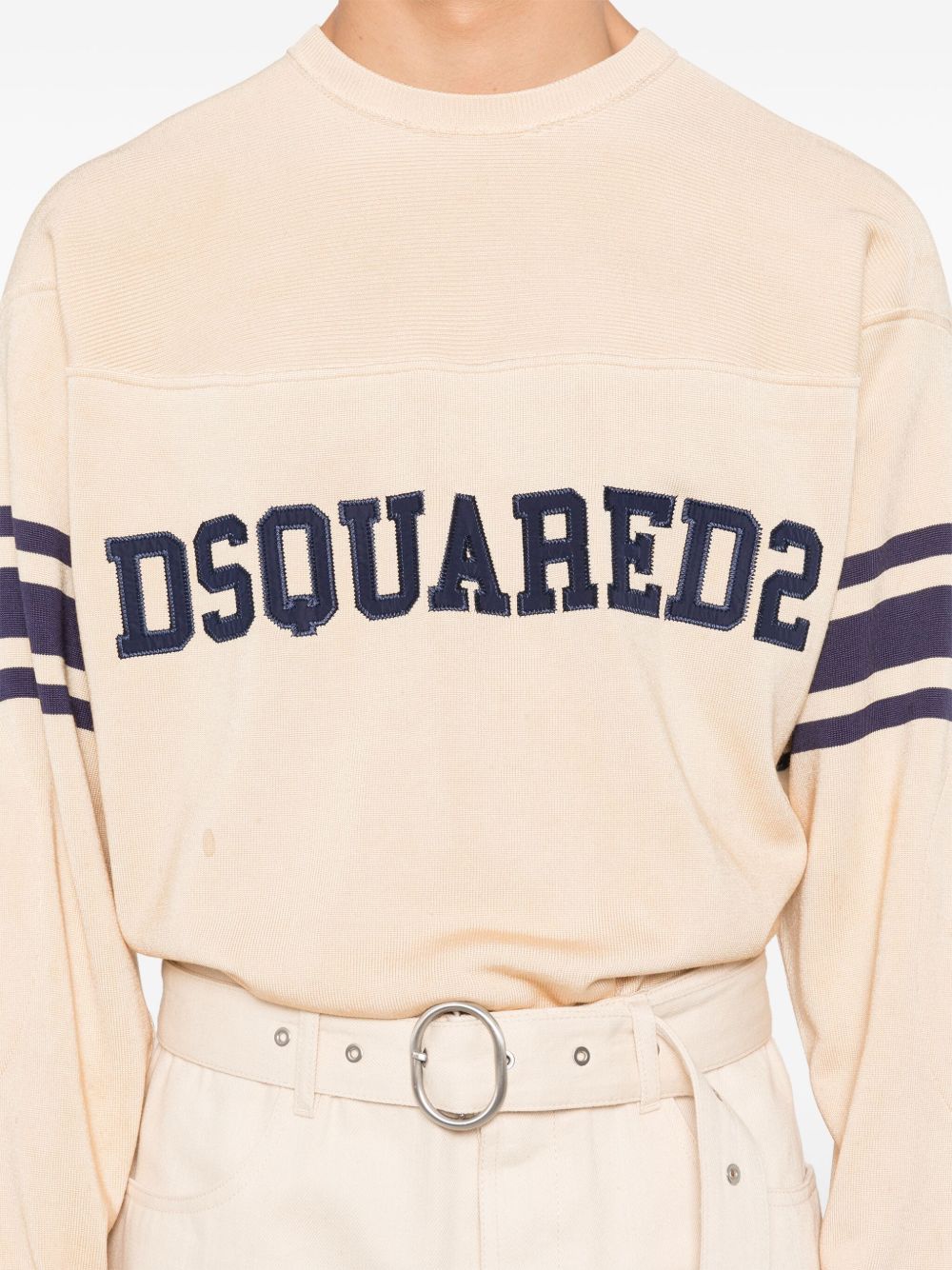 DSQUARED2 logo-embroidered sweater Men