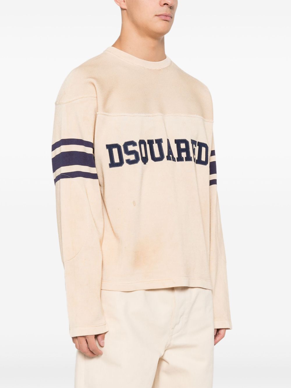 DSQUARED2 logo-embroidered sweater Men