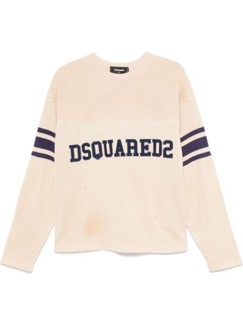 DSQUARED2 logo-embroidered sweater Men