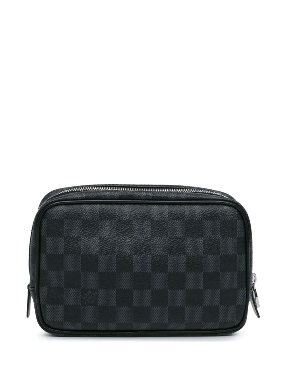 Louis Vuitton Pre-Owned 2000-2023 Damier Graphite Toilette Pouch PM clutch - Zwart