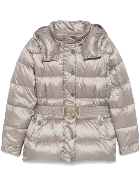 TWINSET belted puffer jacket