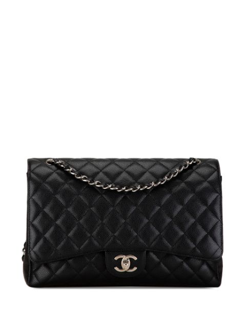 CHANEL 2013-2014 Maxi Classic Caviar Double Flap shoulder bag Women