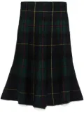 Polo Ralph Lauren plaid flared skirt - Green