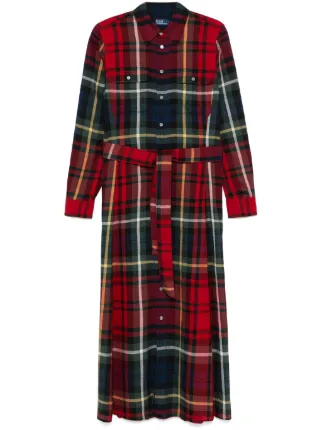 Plaid maxi dress best sale