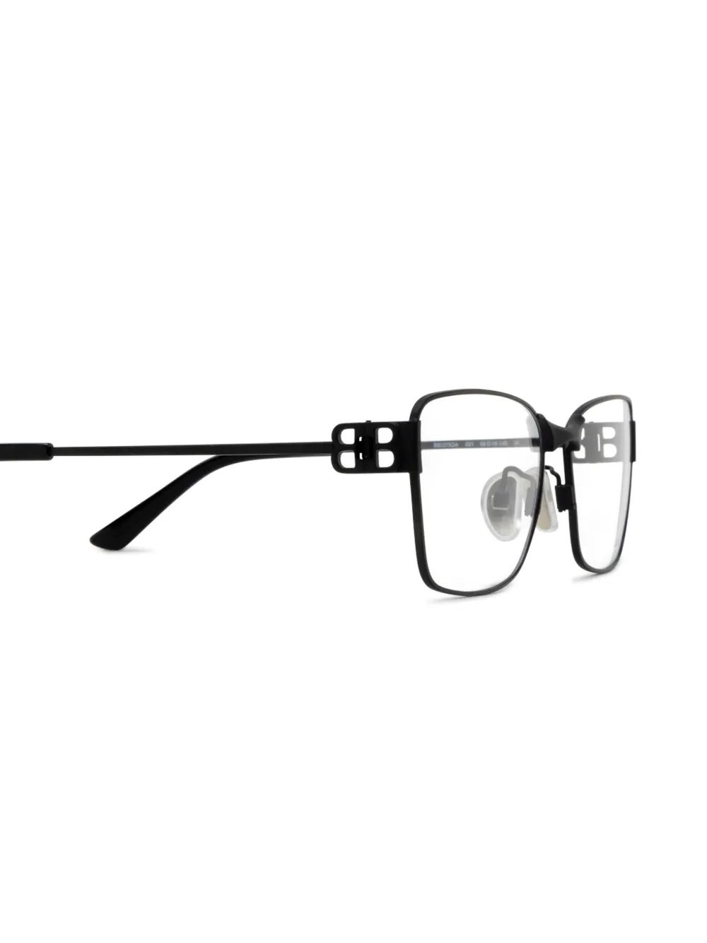 Balenciaga Eyewear Bril met rechthoekig montuur Zwart