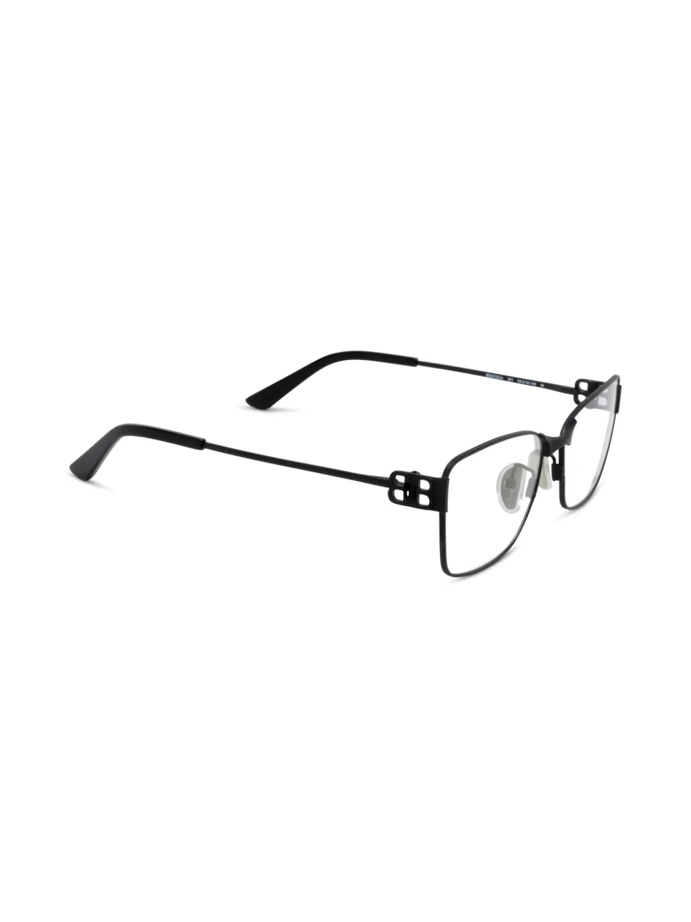Balenciaga Eyewear Bril met rechthoekig montuur Zwart
