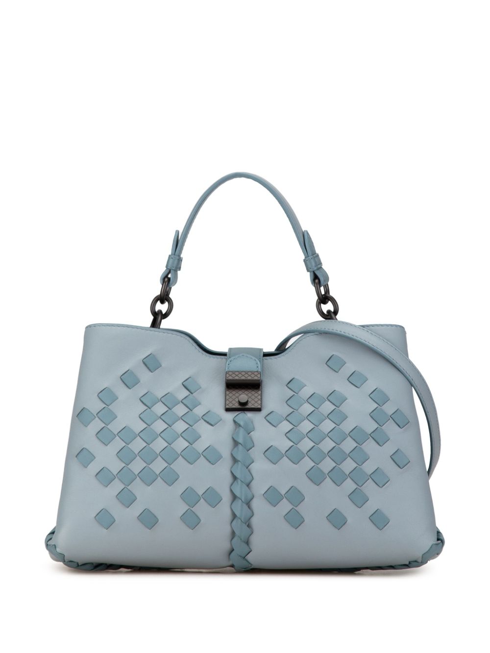 Bottega Veneta Pre-Owned 2012-2023 Intrecciato Napoli satchel - Blue