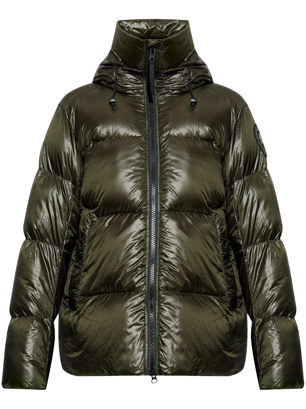 Shop Canada Goose Crofton Puffer Jacket In Green