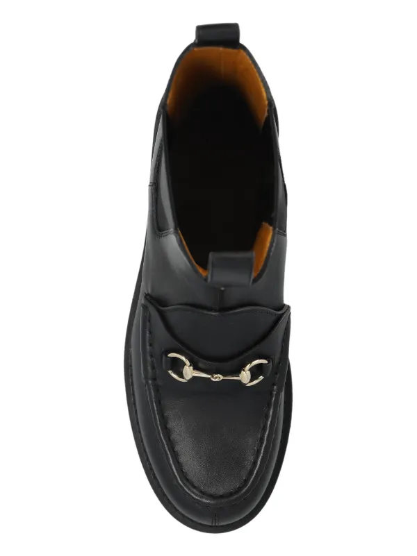 【美品】GUCCI グッチ ビット ブーツ 42 1/2 E (27〜28cm) 中古・古着通販】GUCCI (グッチ) ホースビットチャッカブーツ ブラック