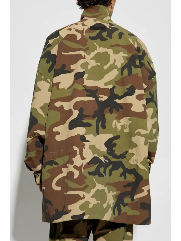 FEAR OF GOD ESSENTIALS camouflage-print Jacket | Green