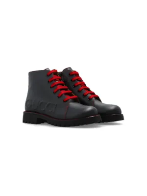GUCCI グッチ キッズ ブーツ gucci グッチ チルドレン ブーツ 33 21センチ