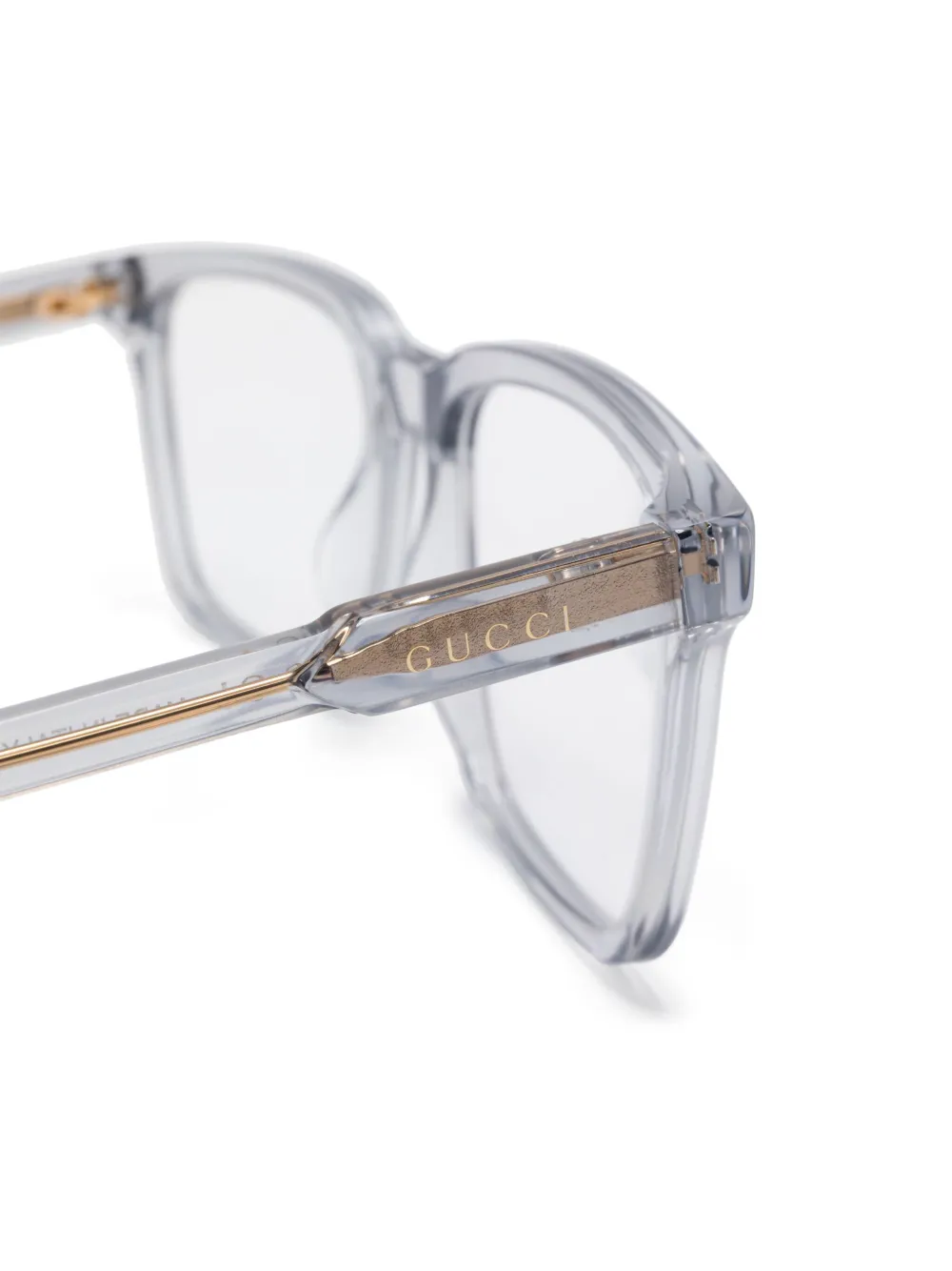 Gucci Eyewear Armação De Óculos Transparente | Azul | FARFETCH BR
