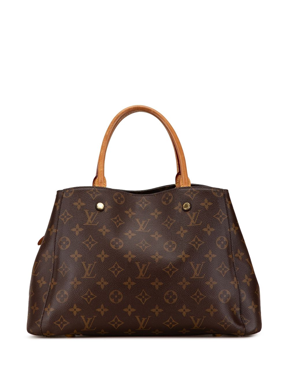 Louis Vuitton Pre-Owned 2017 Monogram Montaigne MM boekentas - Bruin