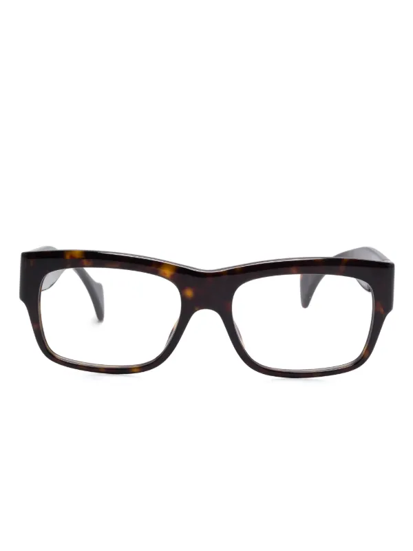 Gucci Eyewear GG1707O 眼鏡フレーム | ブラウン | FARFETCH JP