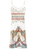 Camilla bias slip maxi dress - White