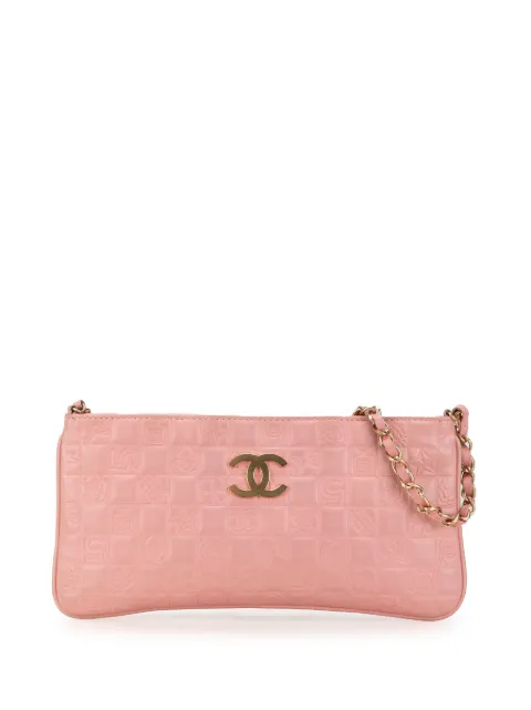 CHANEL Pre-Owned 2003-2004 lamsleren Precious Symbols Pochette schoudertas