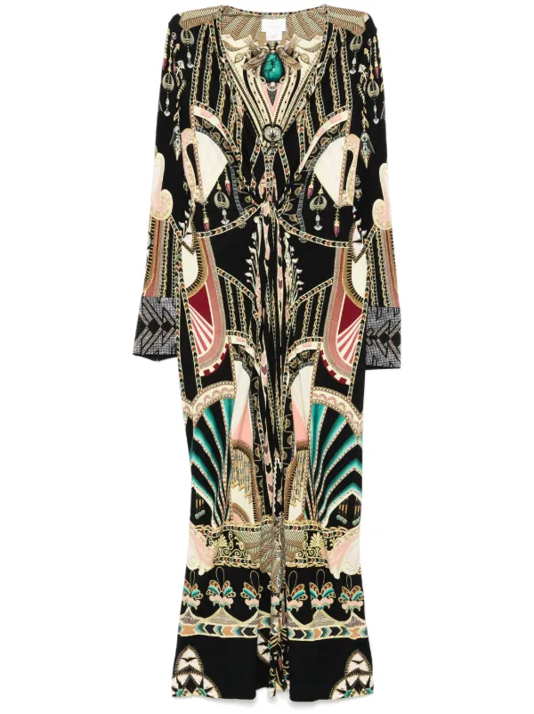 Camilla Abito Lungo Nero FARFETCH IT