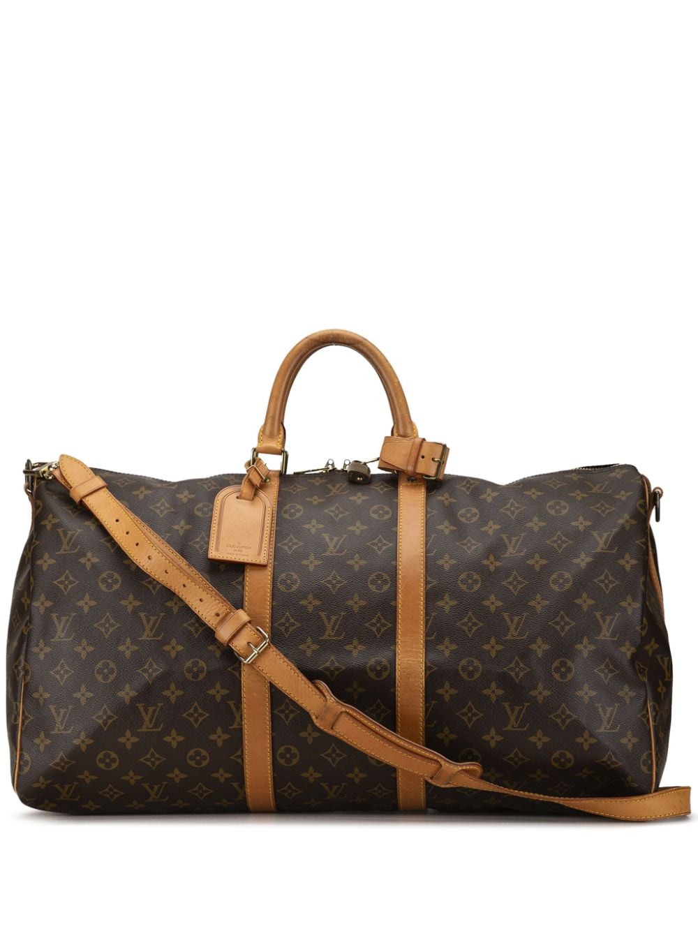 Louis Vuitton Pre-Owned 1991 Monogram Keepall Bandouliere 55 travel bag - Marrone