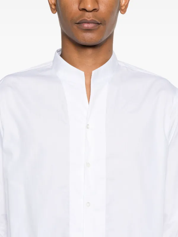 Band collar formal shirt deals