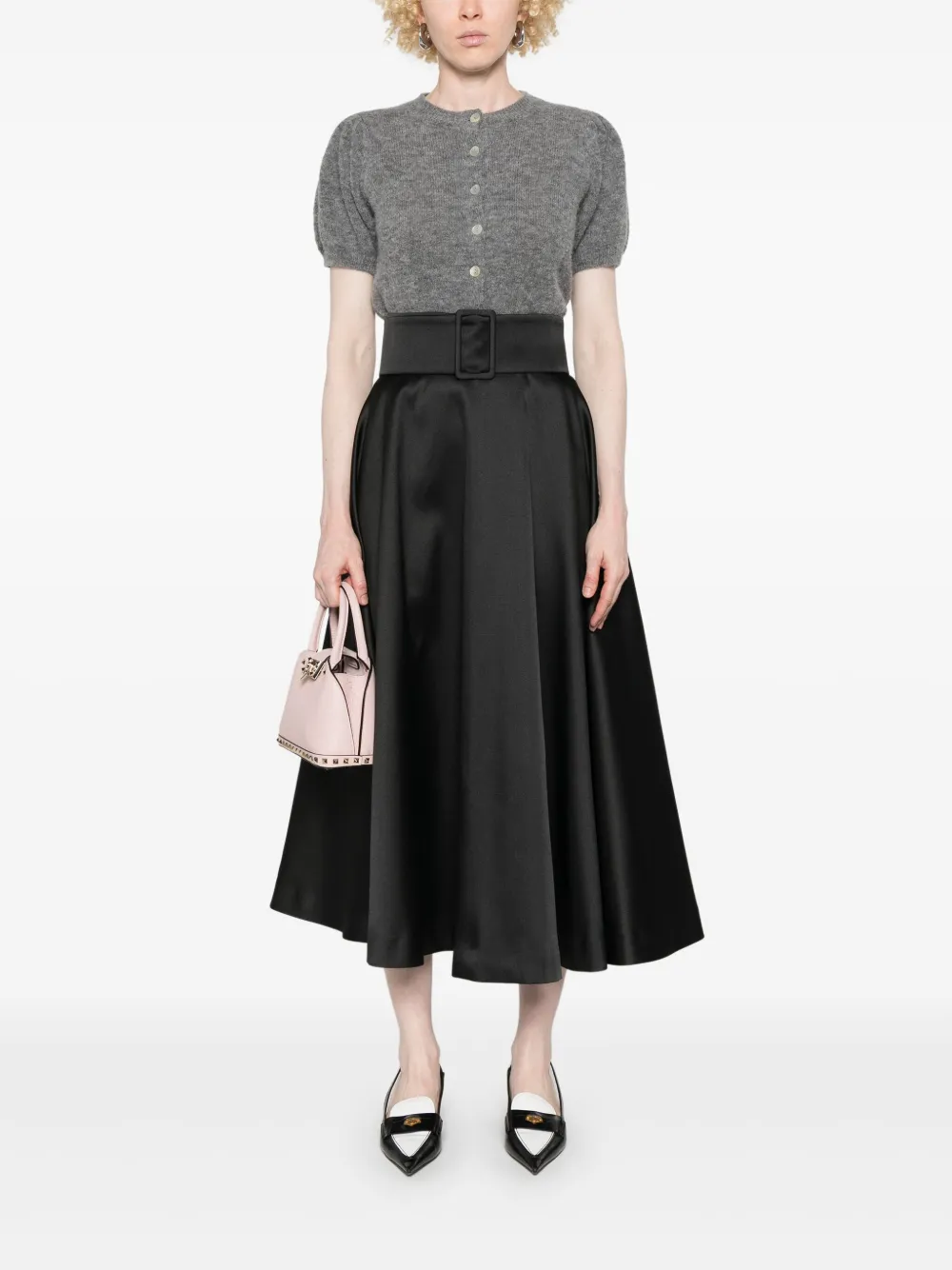 Blanca Vita Gramy maxi-rok - Zwart