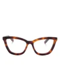 Gucci Eyewear cat-eye glasses - Brown