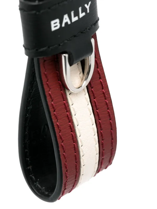 BALLY レザー キーホルダー Bally バリー BALLY キーホルダー チャーム ラバーxレザーx金属