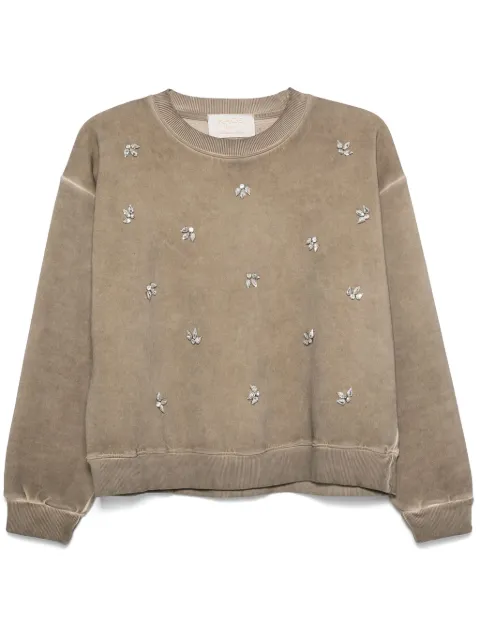 kaos sudadera con detalles de cristal