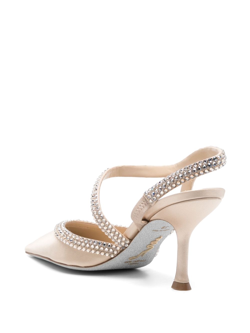 René Caovilla 80 mm Lisa pumps Beige