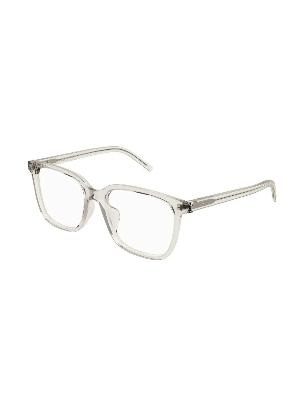 Saint Laurent Eyewear Bril met vierkant montuur - Beige