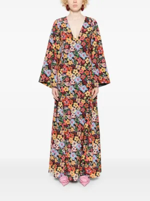【ALESSANDRO ENRIQUEZ】Printed poplin shirt dress Alessandro Enriquez floral-print Shirt Dress | Pink | FARFETCH