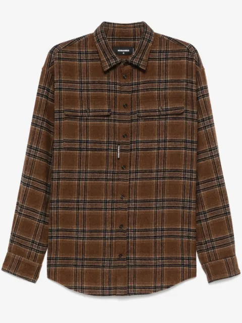 DSQUARED2 check-pattern shirt