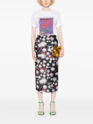ALESSANDRO ENRIQUEZ 売れ筋商品|||アレッサンドロエンリケス Tシャツ トップス レディース T-shirts White Alessandro Enriquez プリント Tシャツ | ホワイト | FARFETCH JP