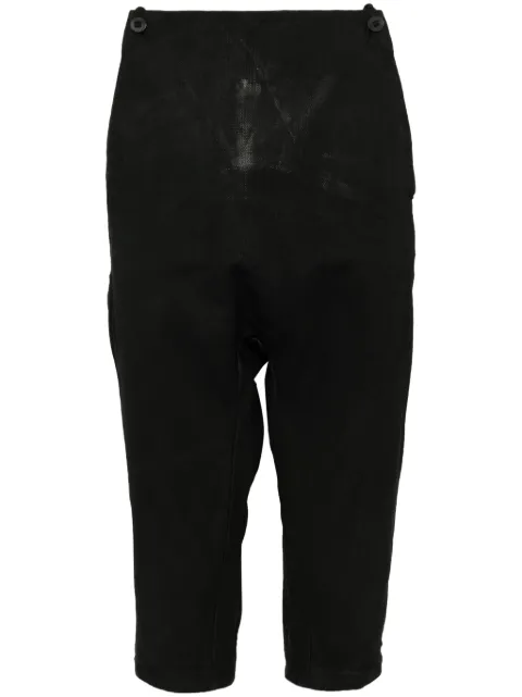 Boris Bidjan Saberi coated pressed trousers