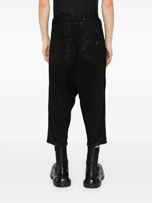 Boris Bidjan Saberi コーティング パンツ | ブラック | FARFETCH JP