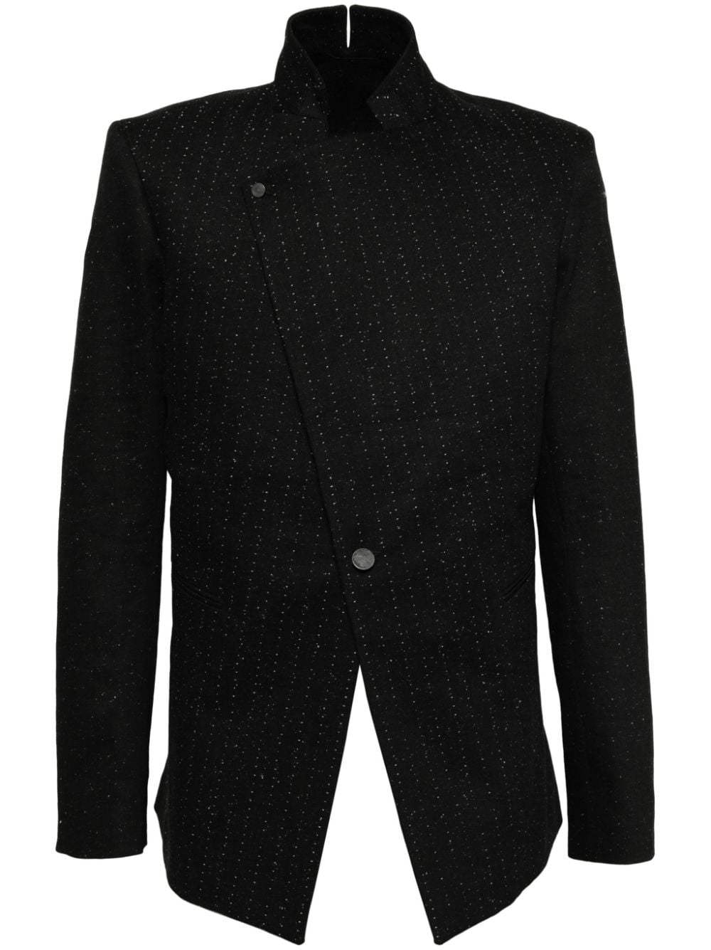 Shop Boris Bidjan Saberi Dyed Blazer In Black