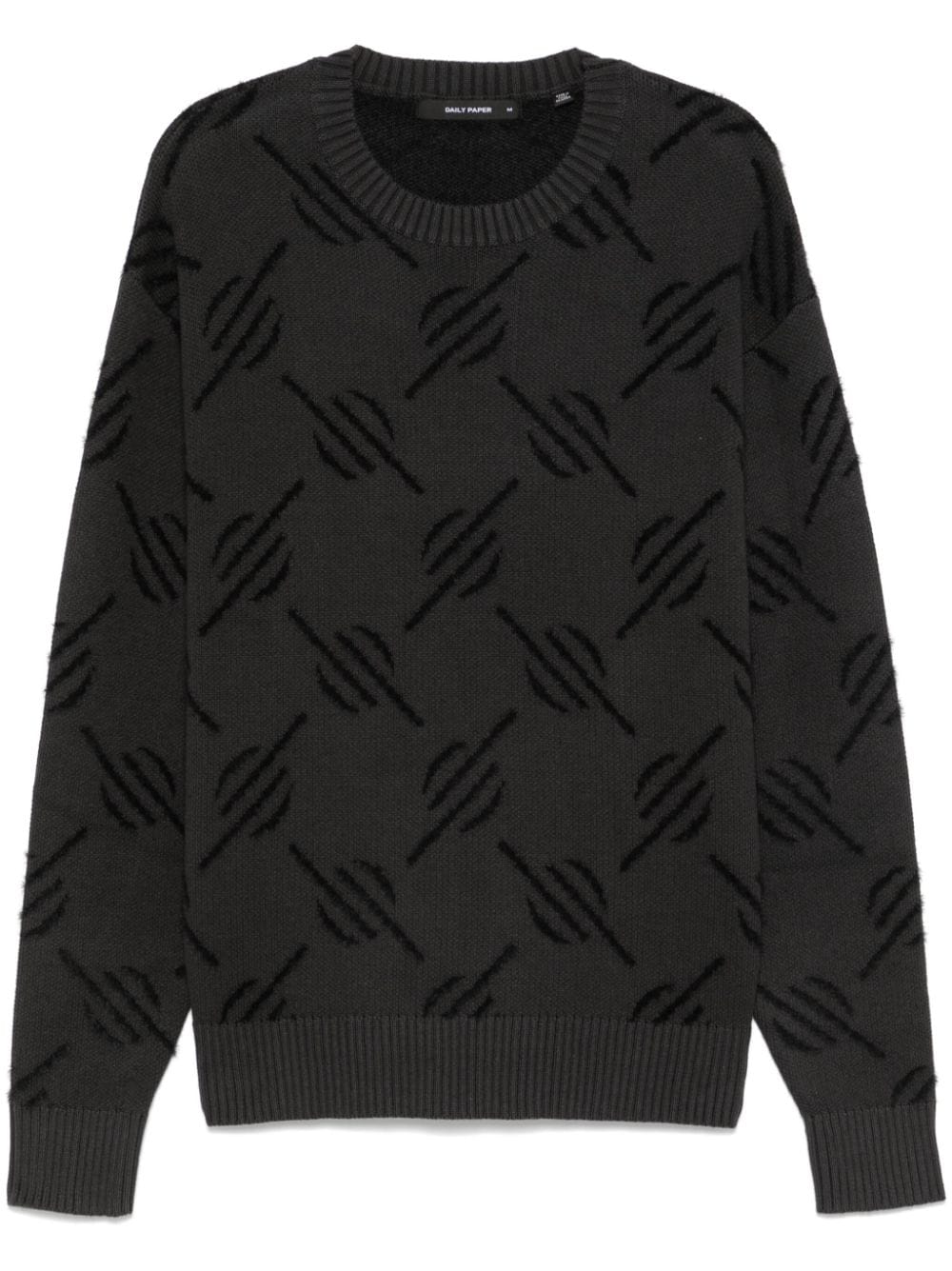 Shop Daily Paper Tevin Sweater In Schwarz